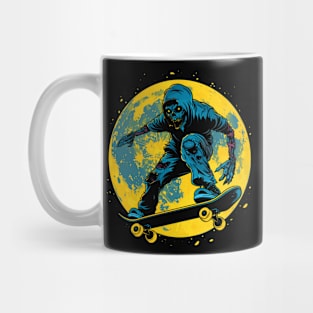 Zombie on a Skateboard Mug